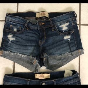 Low rise jeans / shorts bundle